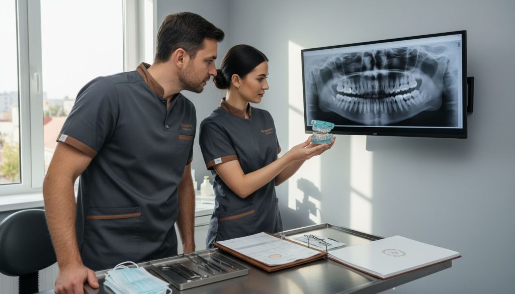 echipă stomatologi preprotetica