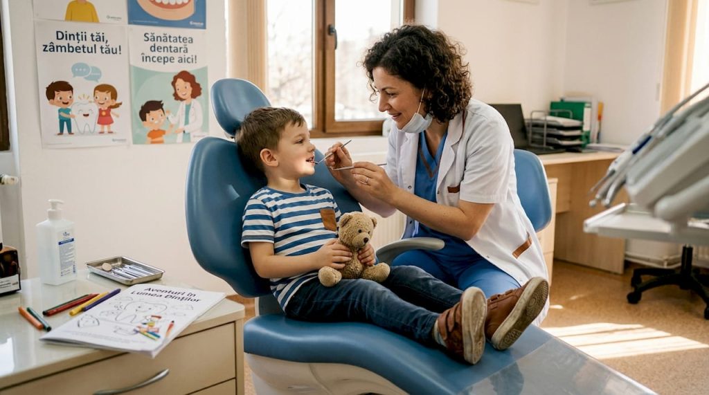 Prima vizită a copilului la medicul stomatolog