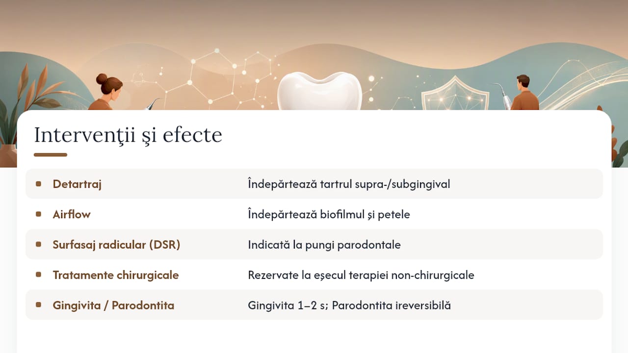 Ce face medicul stomatolog — overview diagram