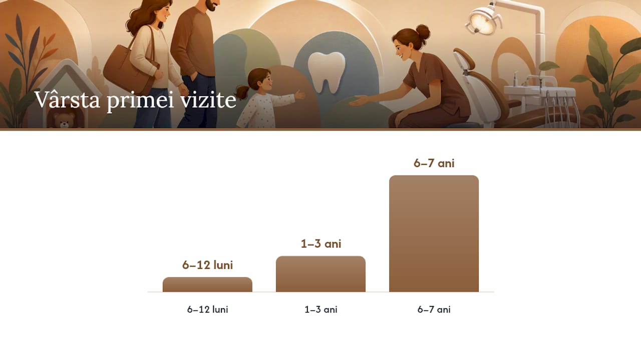 De la ce vârstă ar trebui prima vizită la pedodont? — overview diagram