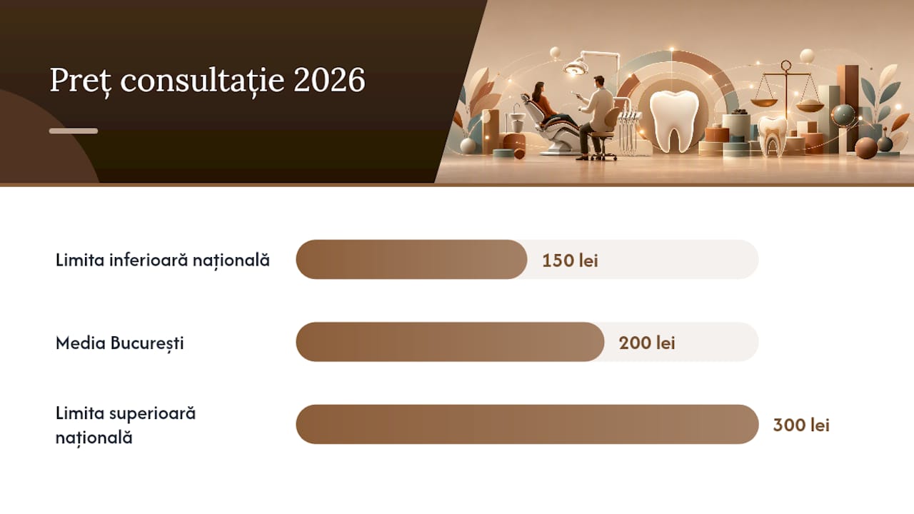 Cât costă un tratament stomatologic în 2026? — overview diagram